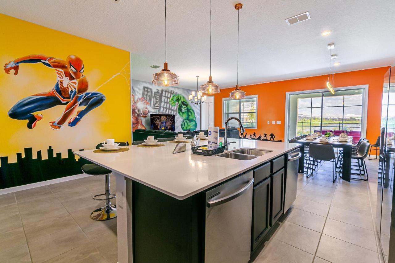 Luxury 12 Bedrooms Pool House 10 Min To Disney4630 Kissimmee Dış mekan fotoğraf
